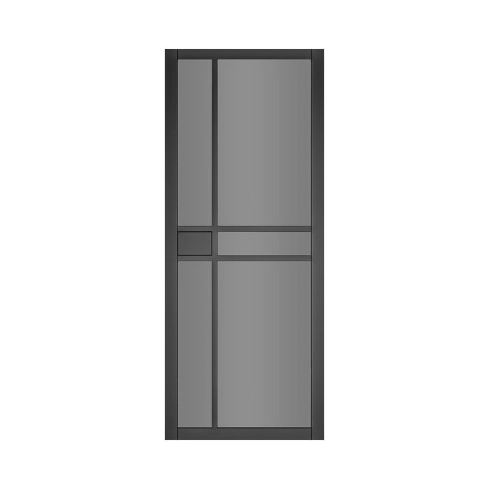 Deanta Dalston Black Prefinished Tinted Glaze Door