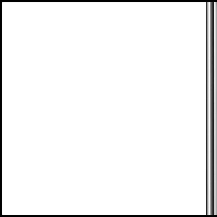Decorceil 2.7m Gloss White / Chrome Strip
