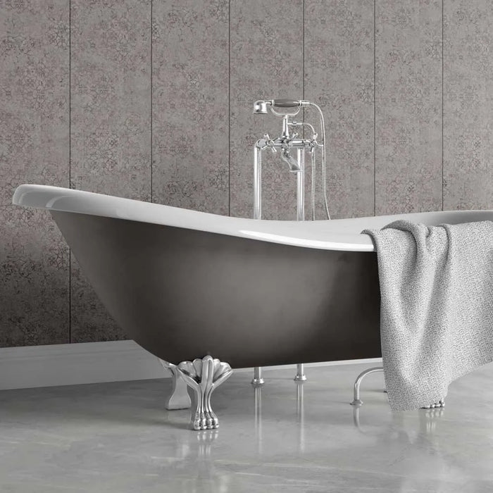 Decorwall Elegance Damask Gilted Silver