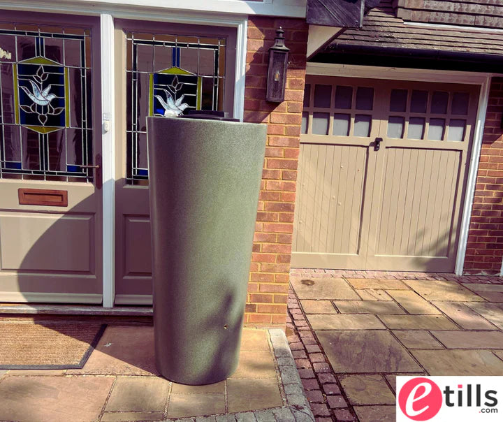 420 Litre Water Butt - Just Water In Green Marble