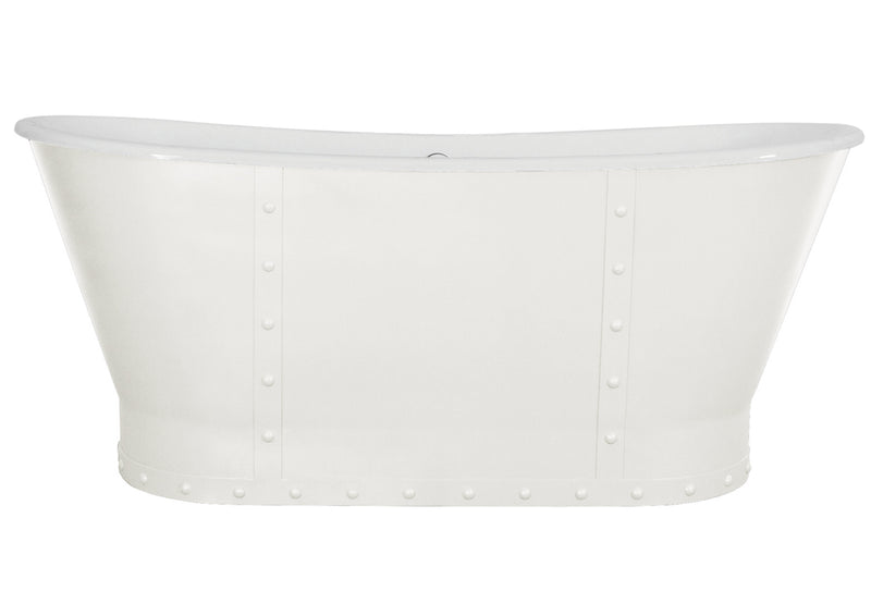 Hurlingham Drayton Freestanding Cast Iron Bath 1700 x 675mm