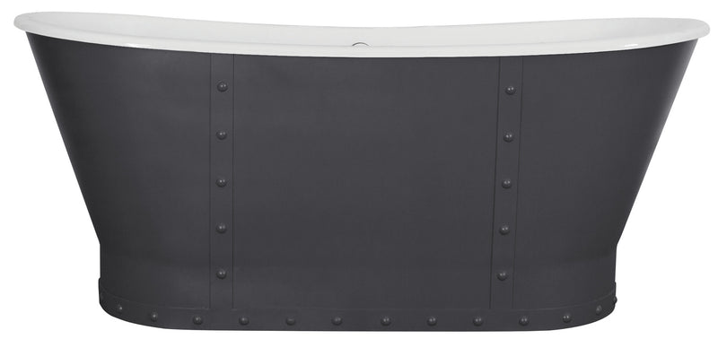 Hurlingham Drayton Freestanding Cast Iron Bath 1700 x 675mm