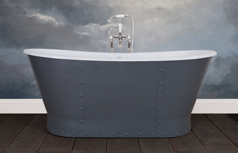 Hurlingham Drayton Freestanding Cast Iron Bath 1700 x 675mm