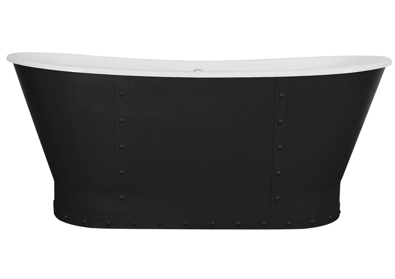 Hurlingham Drayton Freestanding Cast Iron Bath 1700 x 675mm