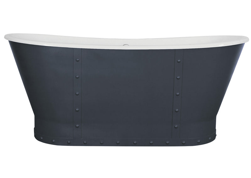 Hurlingham Drayton Freestanding Cast Iron Bath 1700 x 675mm
