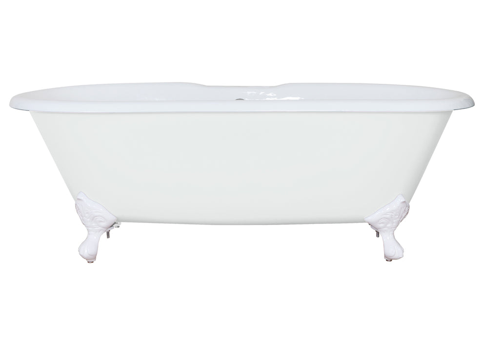 Hurlingham Dryden Freestanding Cast Iron Bath 1700 x 750mm
