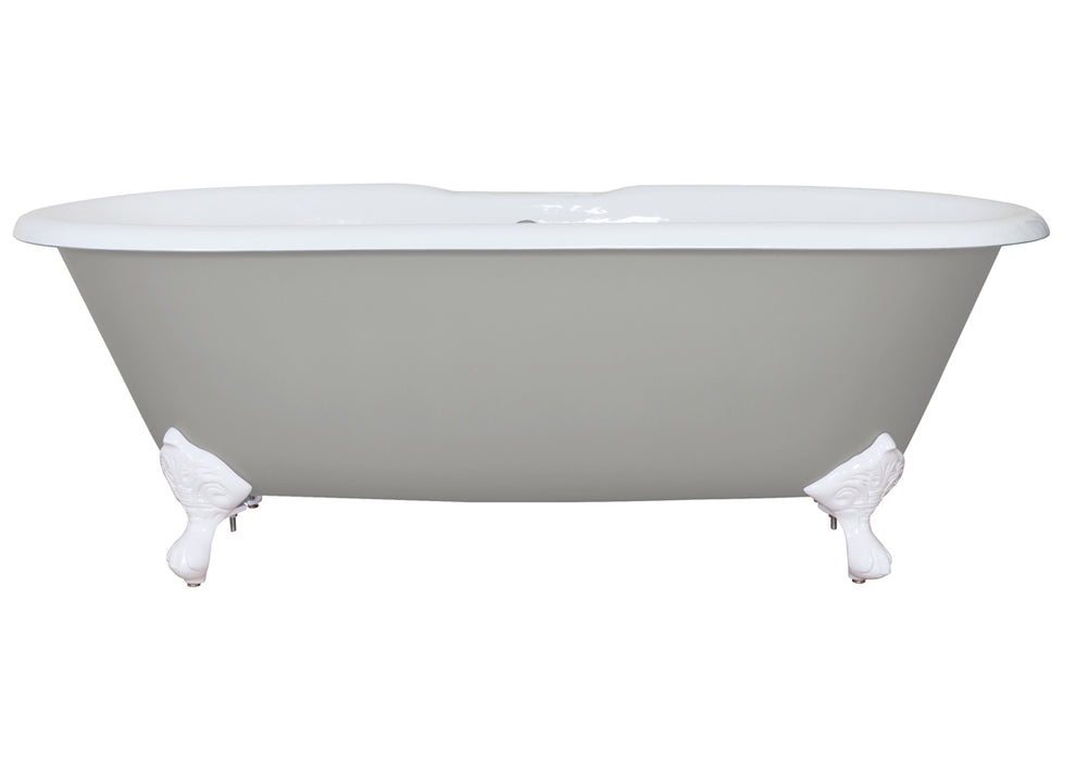 Hurlingham Dryden Freestanding Cast Iron Bath 1700 x 750mm
