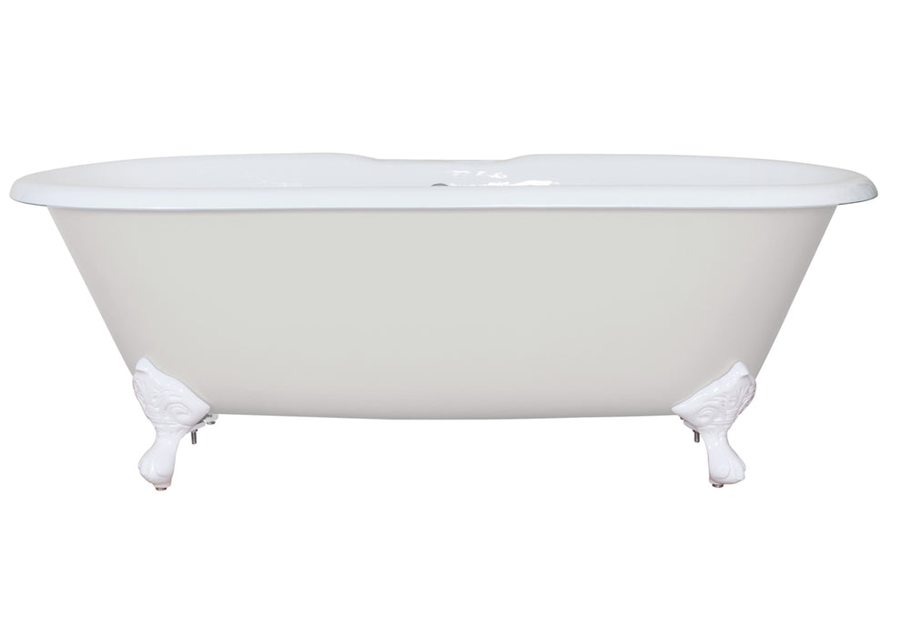 Hurlingham Dryden Freestanding Cast Iron Bath 1700 x 750mm