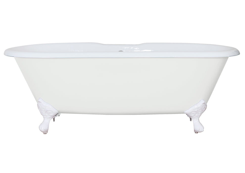 Hurlingham Dryden Freestanding Cast Iron Bath 1700 x 750mm