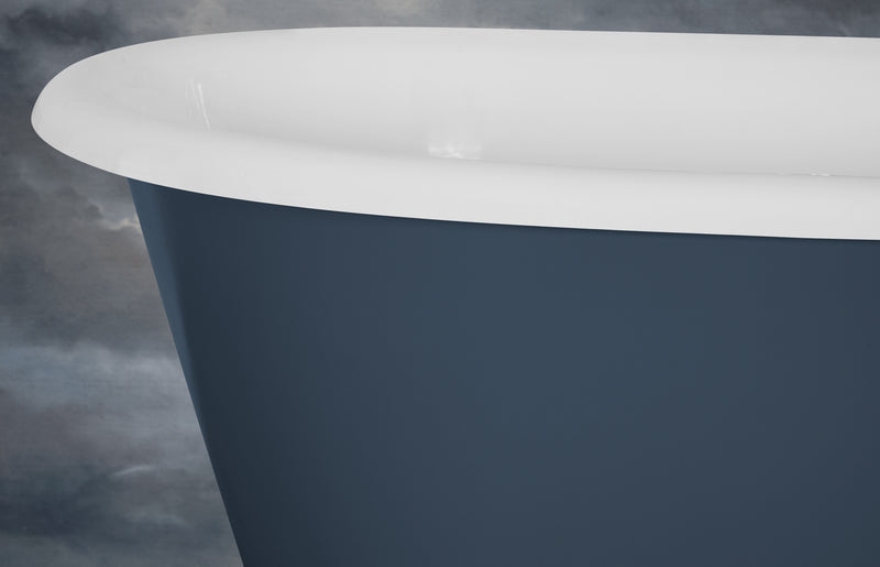 Hurlingham Dryden Small Freestanding Cast Iron Bath 1530 x 770mm