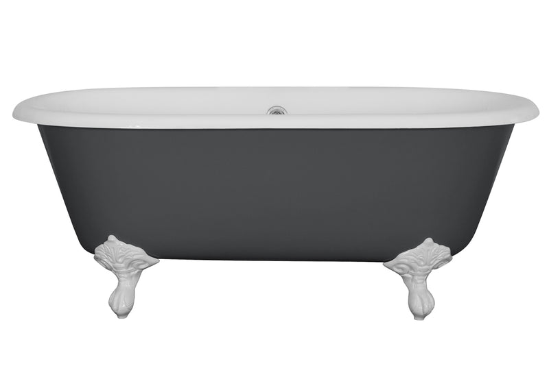 Hurlingham Dryden Small Freestanding Cast Iron Bath 1530 x 770mm