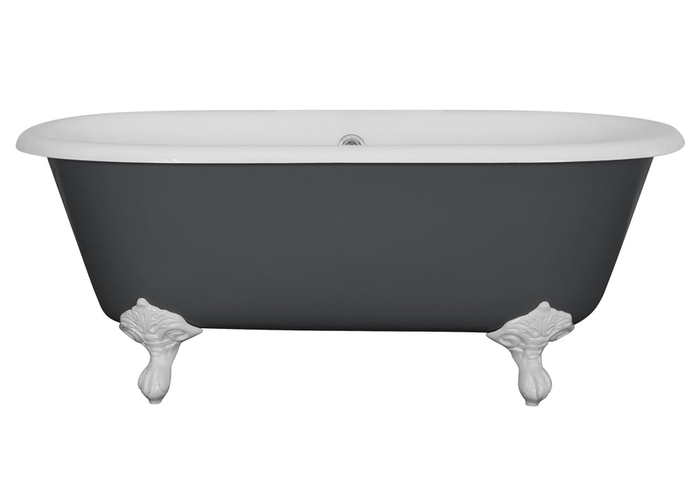Hurlingham Dryden Small Freestanding Cast Iron Bath 1530 x 770mm