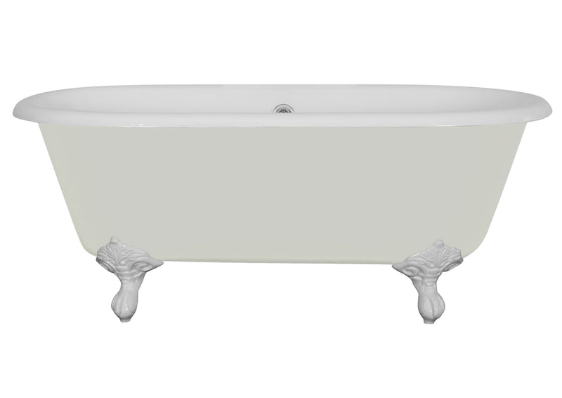 Hurlingham Dryden Small Freestanding Cast Iron Bath 1530 x 770mm