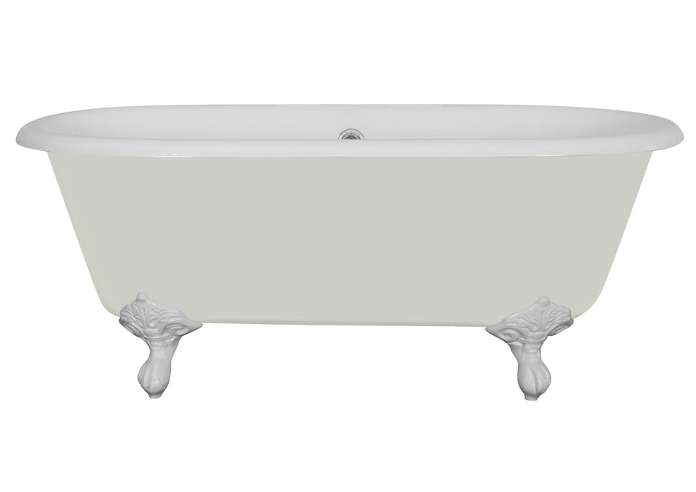 Hurlingham Dryden Small Freestanding Cast Iron Bath 1530 x 770mm