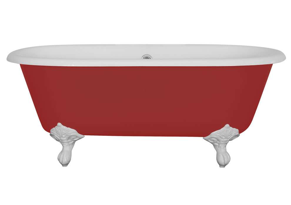 Hurlingham Dryden Small Freestanding Cast Iron Bath 1530 x 770mm