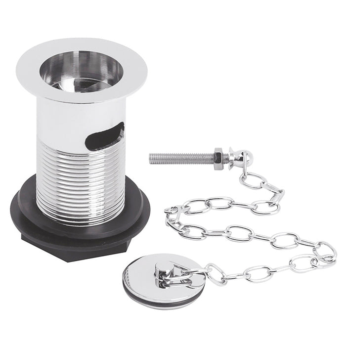 Chrome Plug With Chain Basin Waste