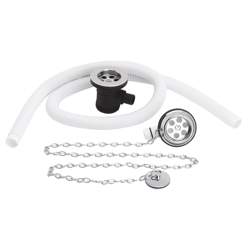Chrome Plug With Chain Bath Waste