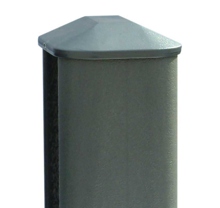 Eco Fence Panel Post with Steel Insert (2.4m) - Graphite