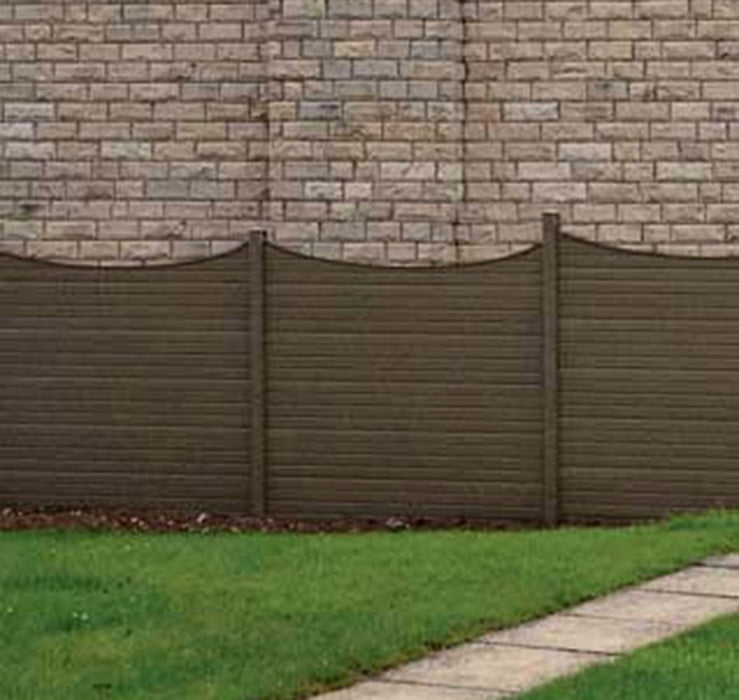 Eco Fence Panel Post (1.8m) - Graphite