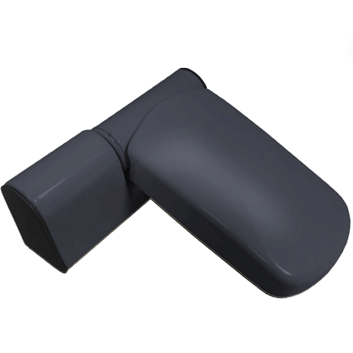 Elite Graphite Flag Door Hinge 19mm