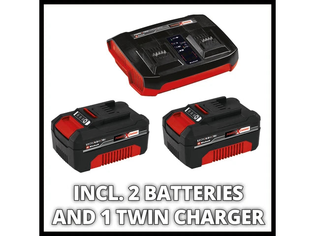 RASARRO 36/38 Power X-Change Mower 36V 2 x 4.0Ah Li-ion