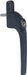 ELITE Black Cranked Espag Left Hand Window Handle