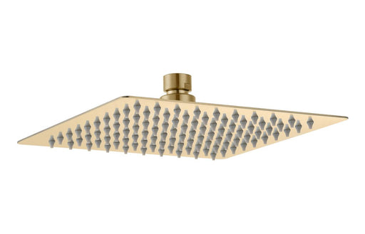 Eclipse 200mm Square Ultraslim Showerhead - Brushed Brass
