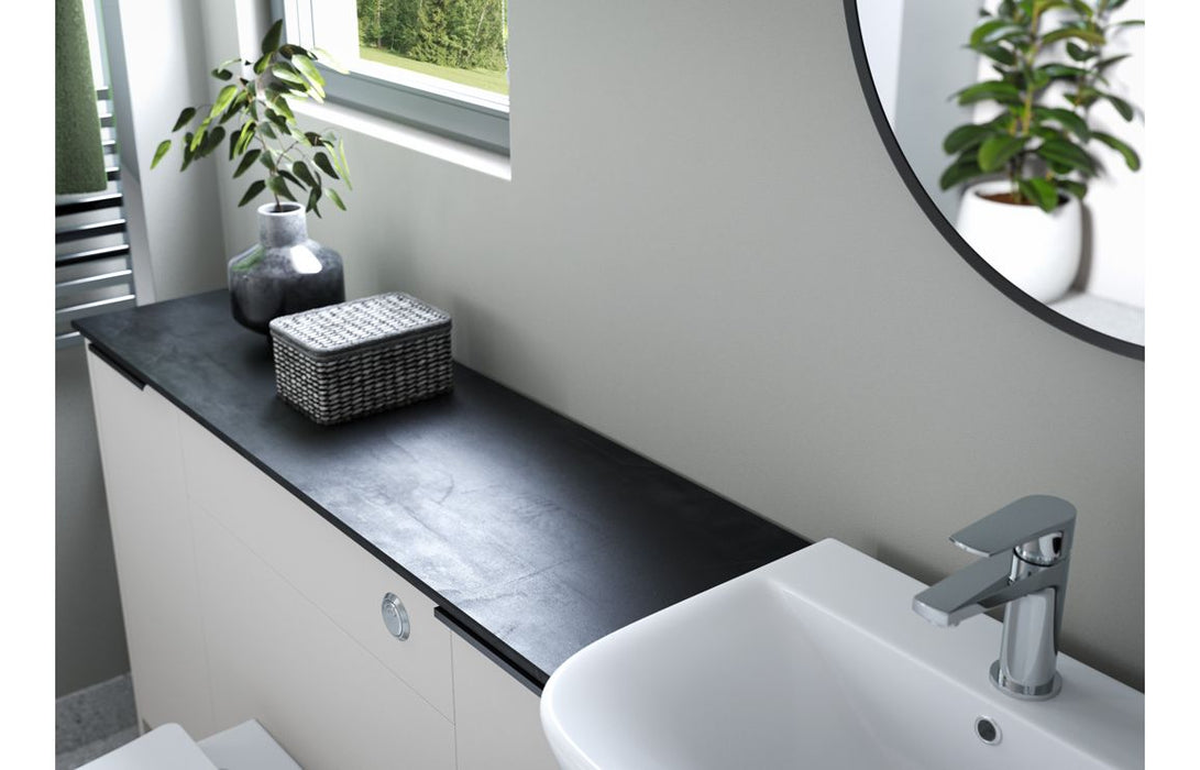 Eton 200mm Standard Toilet Roll Unit - Matt Dove Grey