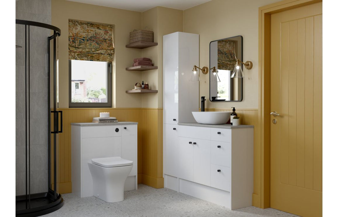 Eton 2400mm Plinth - White Gloss