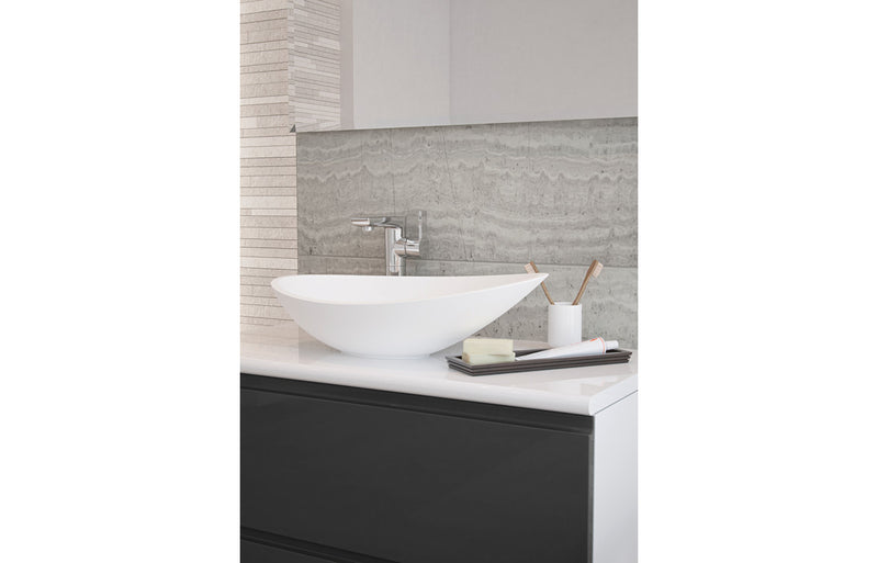 Elowen 564x323mm 0TH Resin Washbowl - White