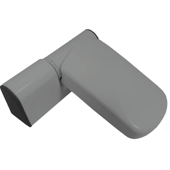 Elite Silver Flag Door Hinge 19mm