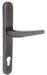 Elite Smokey Chrome Lever Lever Door Handle