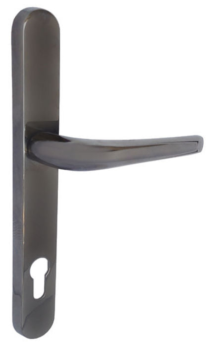 Elite Smokey Chrome Lever Lever Door Handles UPVC 212mm