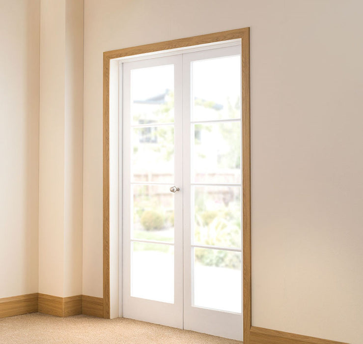 English Oak Roomline Chamfered Architrave 5.5m Length