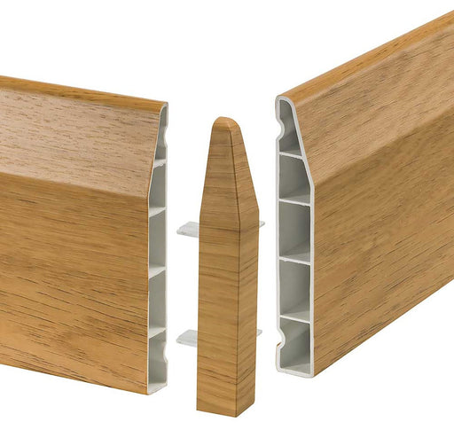 English Oak Roomline Chamfered External Corner Trim 100mm - Pack of 2