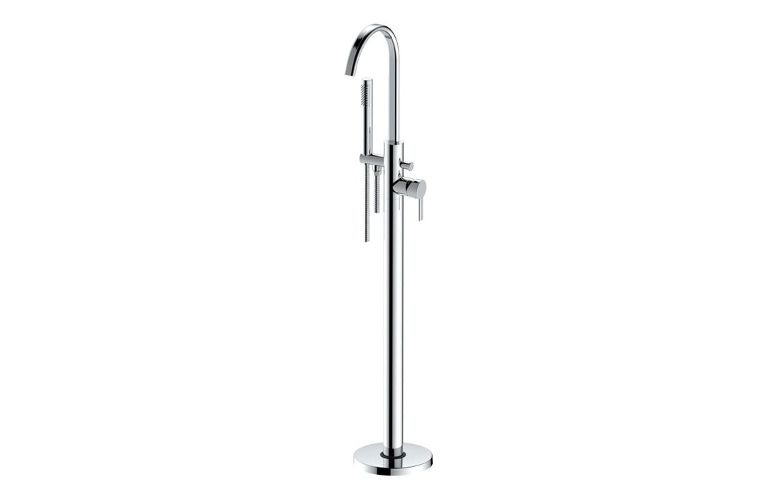 Evani Floor Standing Bath/Shower Mixer - Chrome