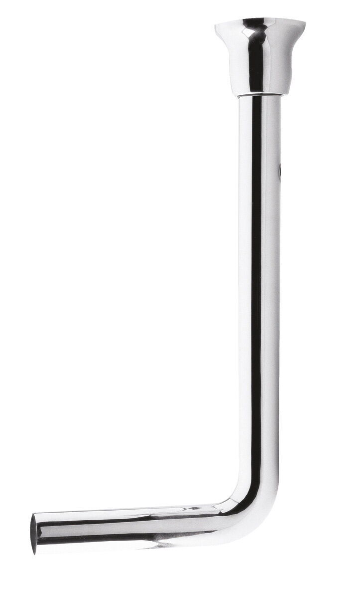 Chrome Low Level Flush Pipe Pack