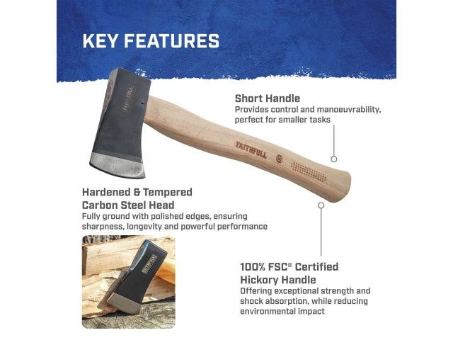 Hatchet FSC Hickory Shaft 567g (1.1/4lb)