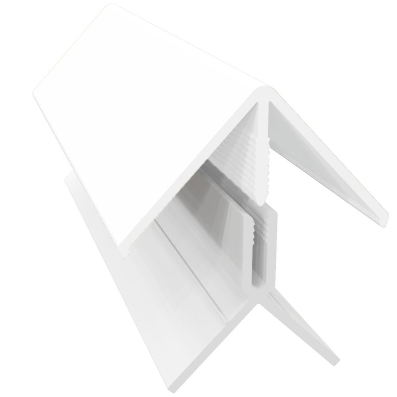 White Fortex 2 Part External Corner Trim 
