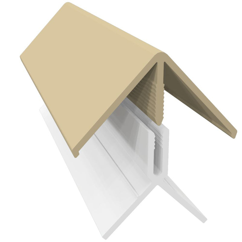 Cappuccino Fortex 2 Part External Corner Trim