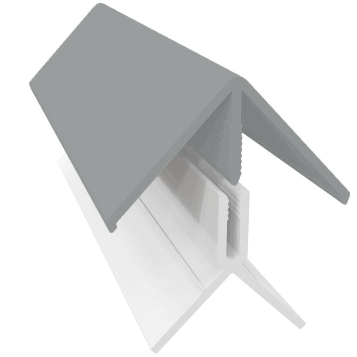 Storm Grey Fortex 2 Part External Corner Trim