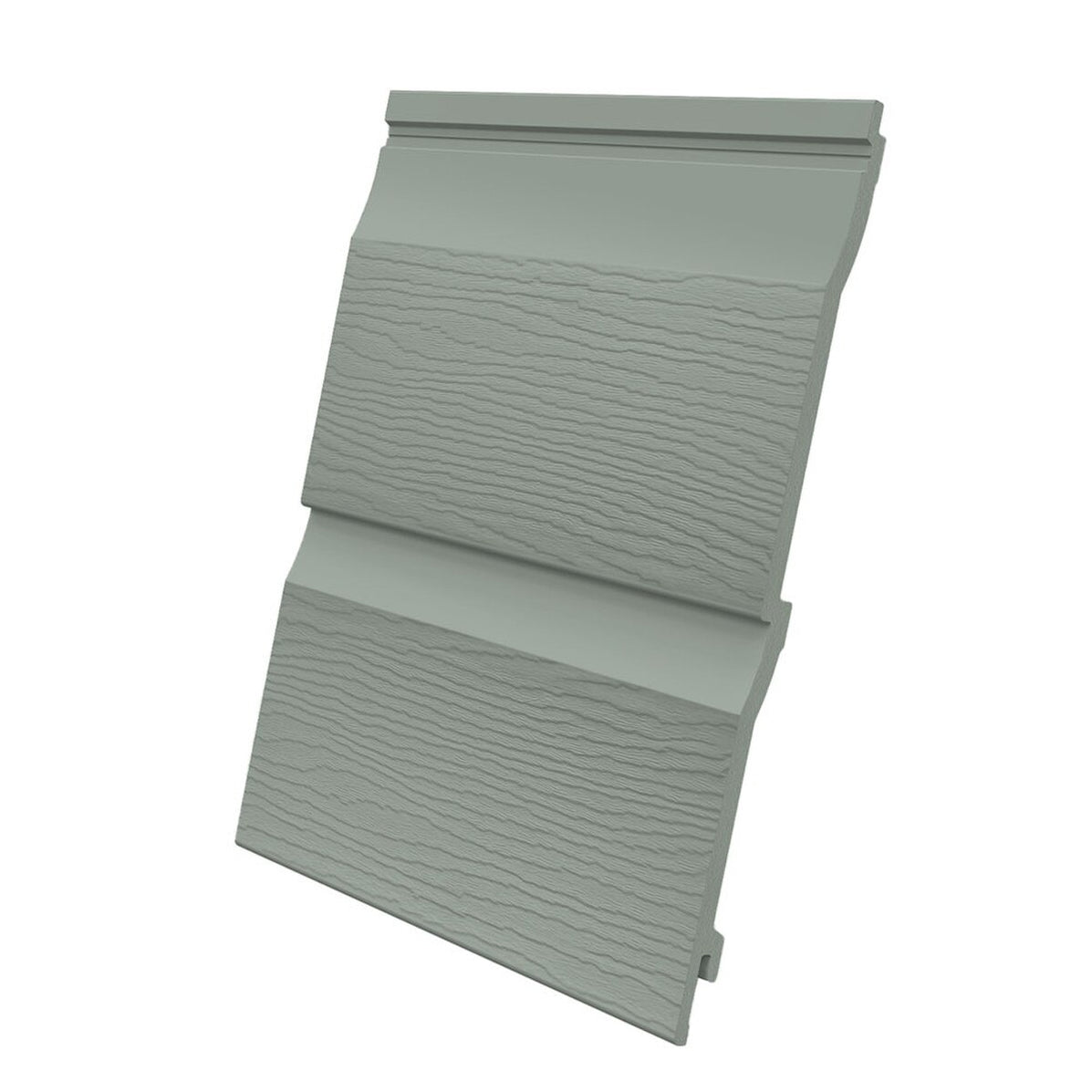 Sage Green Fortex Double Plank Shiplap Embossed Cladding 333mm (5m len ...