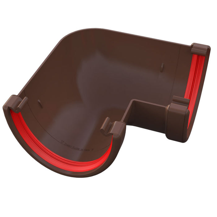 Brown Freefoam Deepflow 90° Gutter Angle