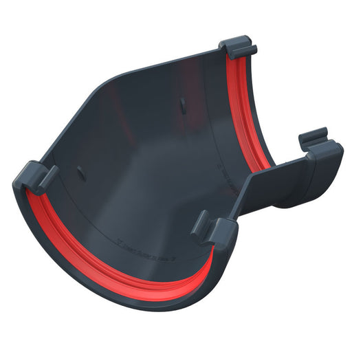 Anthracite Grey Freefoam Deepflow 135° Gutter Angle