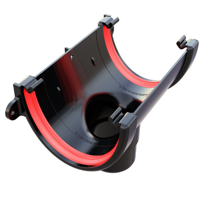 Black Freefoam Deepflow Running Outlet