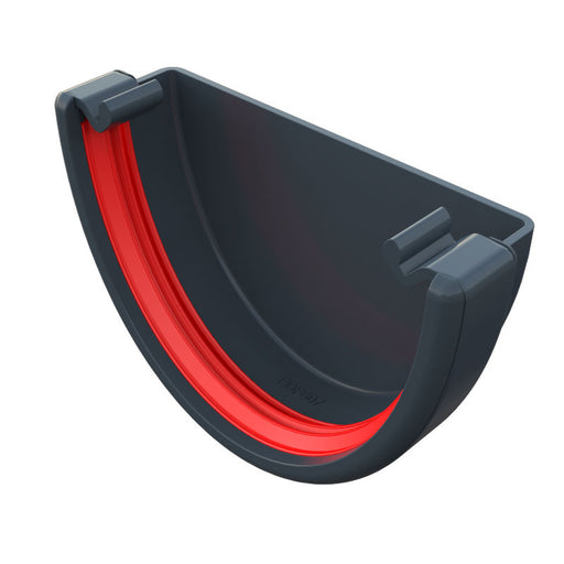 Anthracite Grey Freefoam Deepflow External Stop End