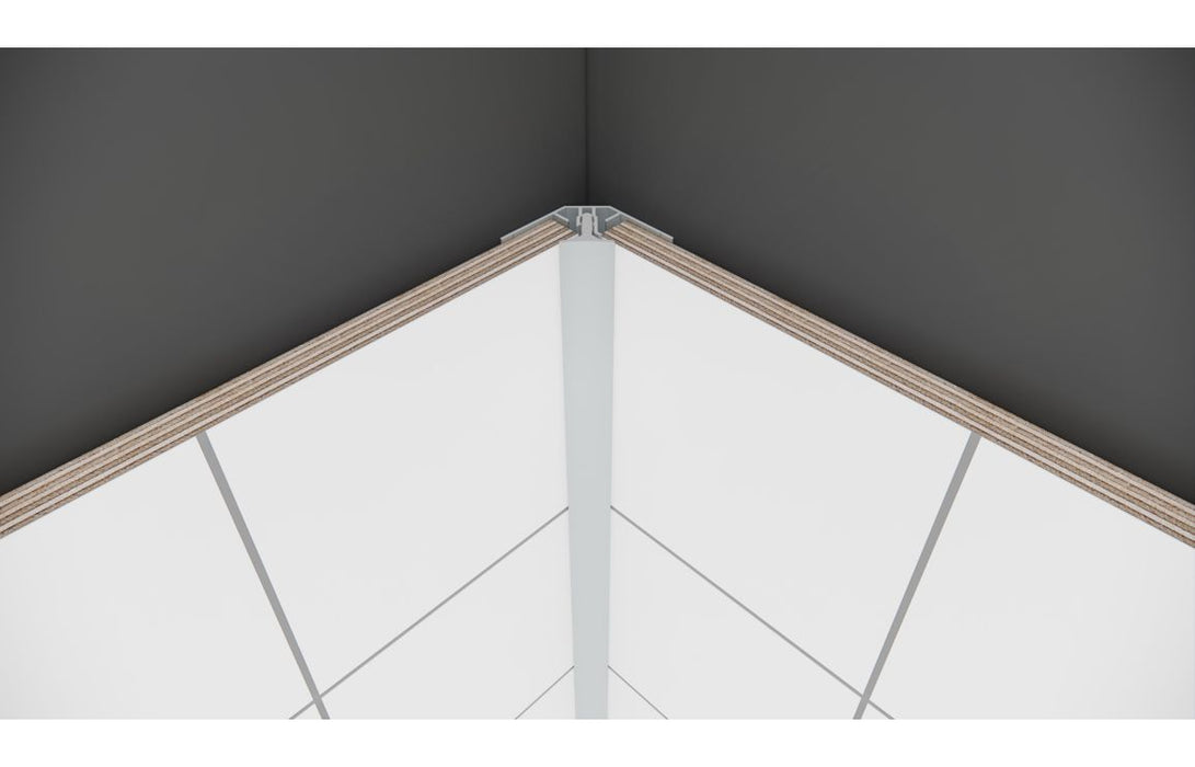 Fibo 2-Part Internal Corner Profile 2.4m