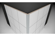 Fibo Aluminium Small L-Shaped Profile 2.4m