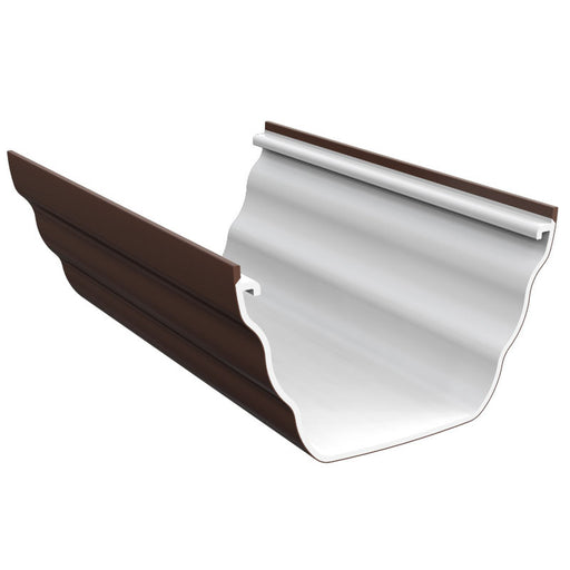 Brown Freefoam Ogee Gutter (4m Length)