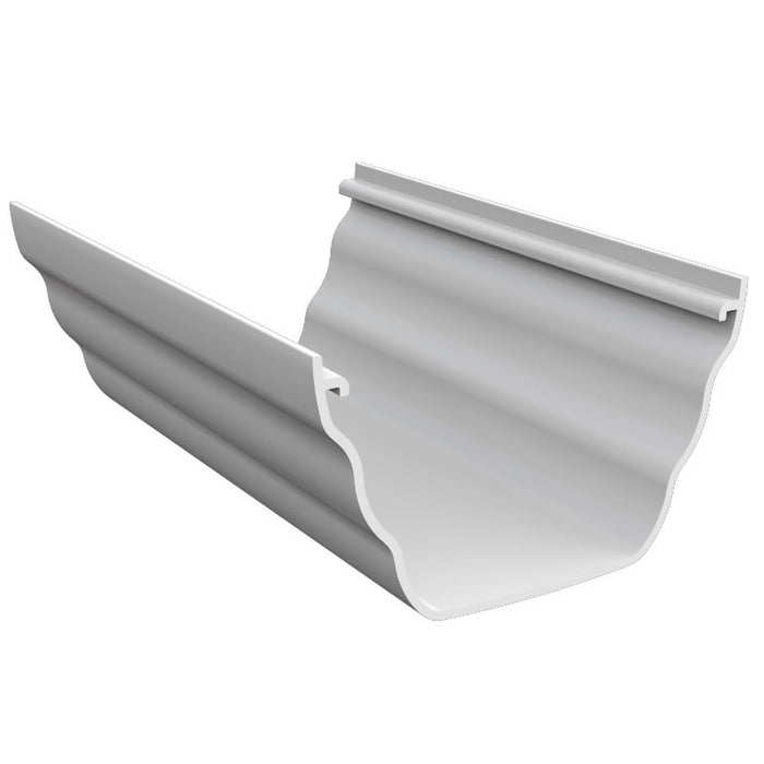 White Freefoam Ogee Gutter (4m Length)
